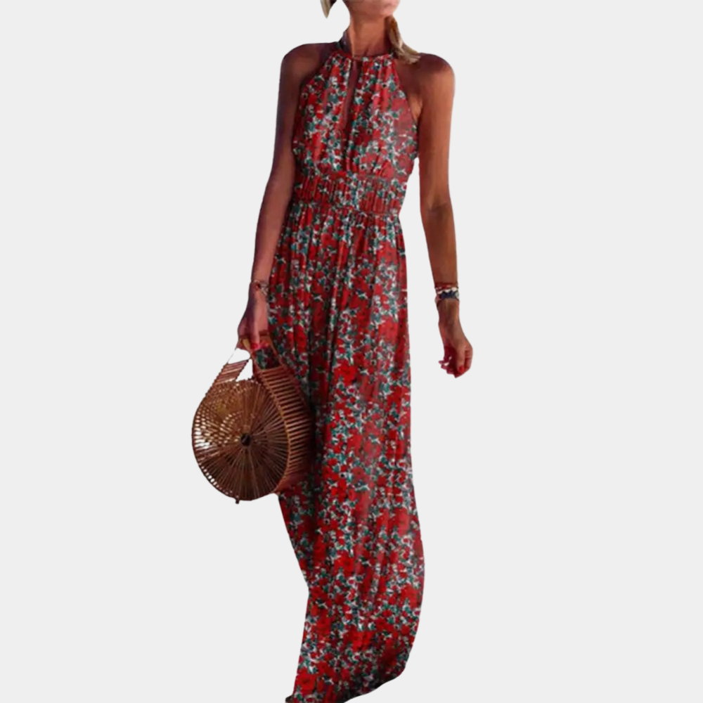 Lina | Elegante mouwloze maxi-jurk voor dames