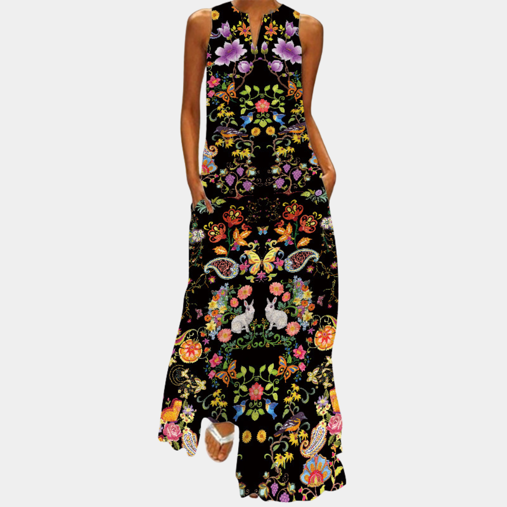 Kleurrijke Zomerjurk Dames – Luchtig & Stijlvol
