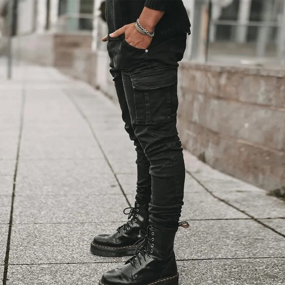 Heren Stretch Denim Broek – Stijl & Comfort