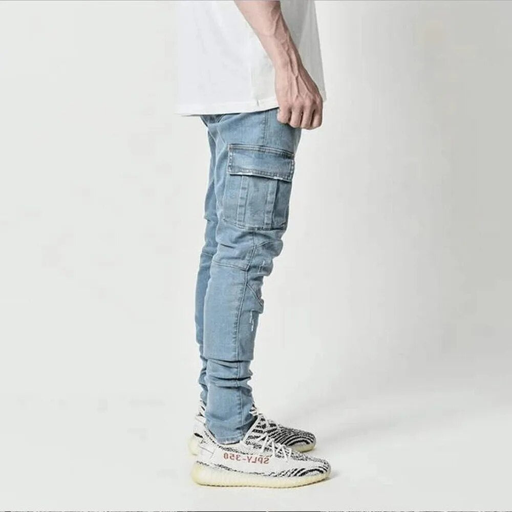 Heren Stretch Denim Broek – Stijl & Comfort