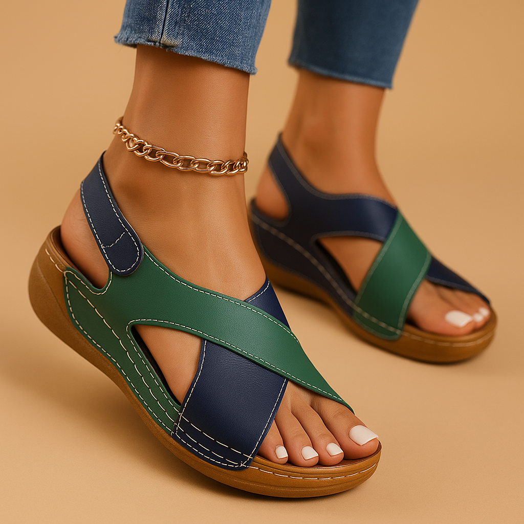 Lichtgewicht wandelsandalen voor dames met ademende materialen en zachte voering, ideaal voor zomerse dagen en lange wandelingen.