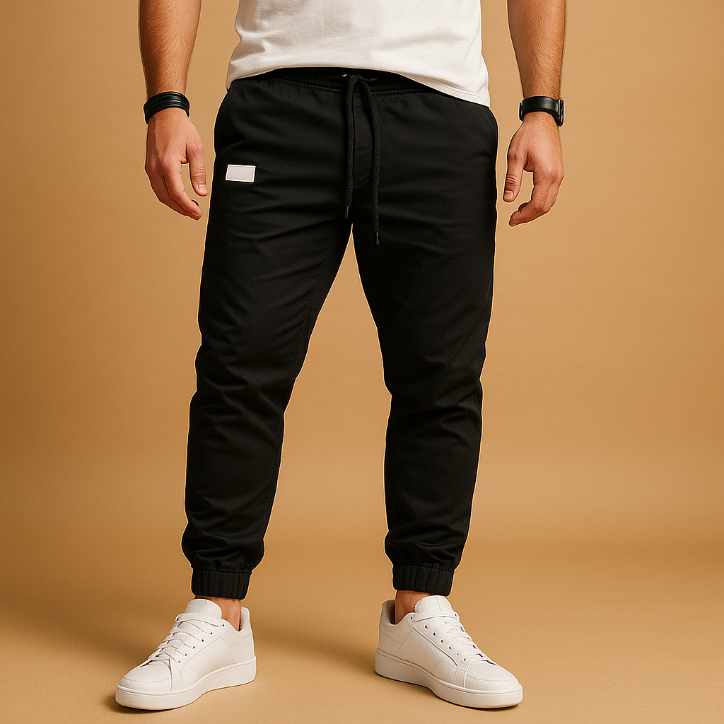 Cargo broek voor heren met meerdere zijzakken, beschikbaar in zwart, grijs, beige en groen – ideaal voor dagelijks gebruik en outdoor activiteiten