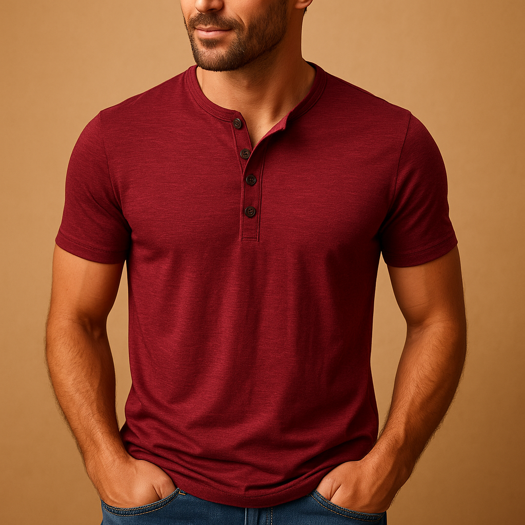 Casual heren T-shirt van katoen in legergroen met ronde hals en korte mouwen, ideaal voor dagelijks gebruik
