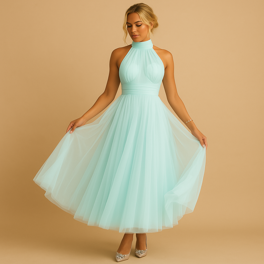 Chique damesjurk met elegante pasvorm en tijdloos design, geschikt voor feestelijke gelegenheden, casual uitstapjes en formele settings