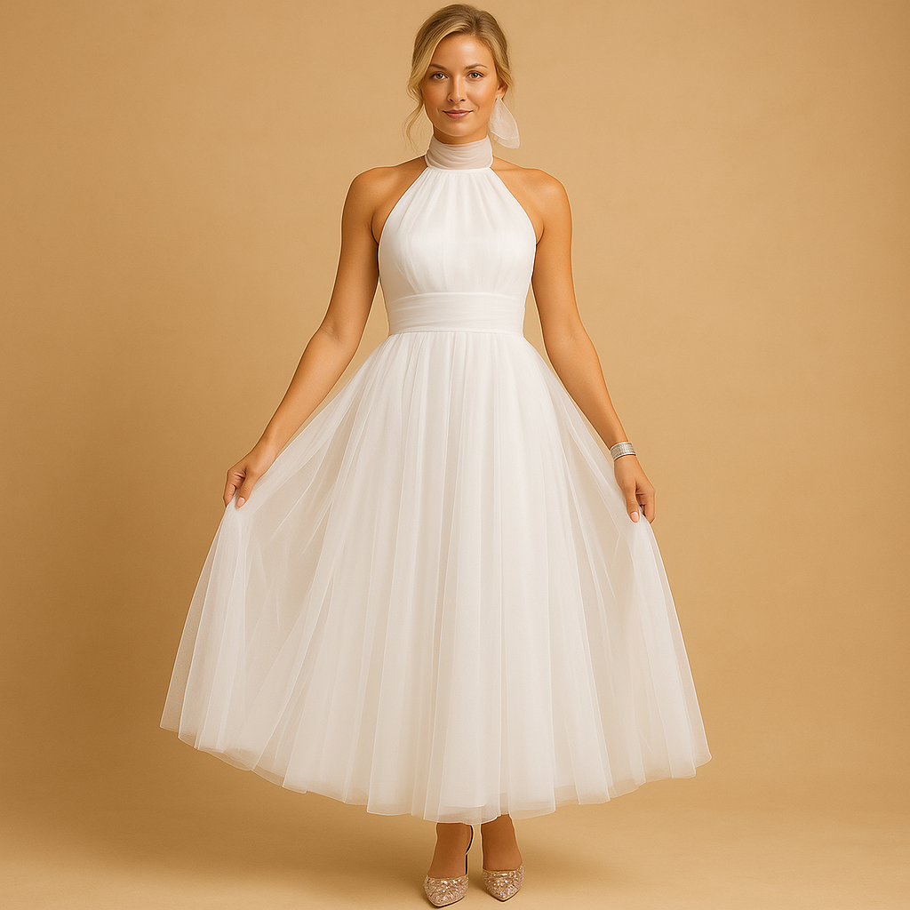 Chique damesjurk met elegante pasvorm en tijdloos design, geschikt voor feestelijke gelegenheden, casual uitstapjes en formele settings