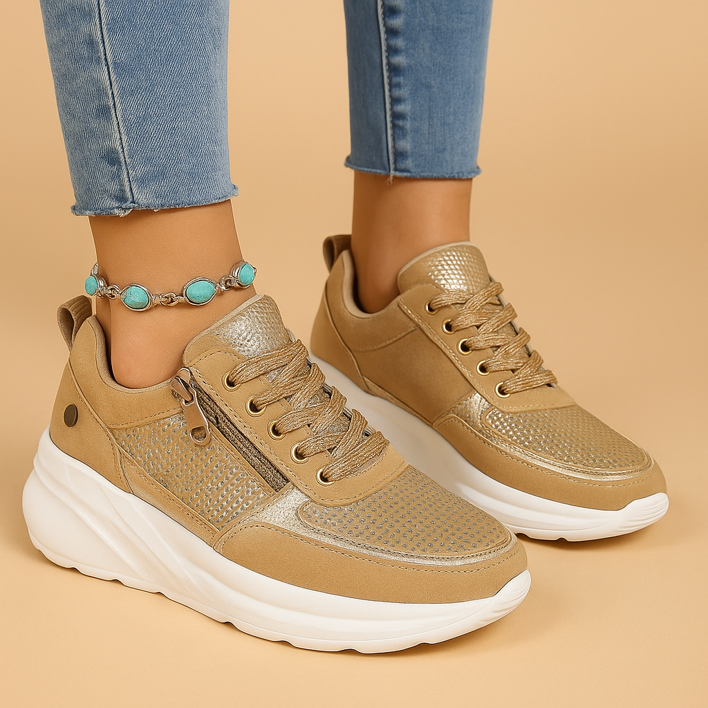 Casual damesschoenen met brede pasvorm en zachte ondersteuning, perfect voor dagelijks gebruik, werk en ontspannen uitstapjes.