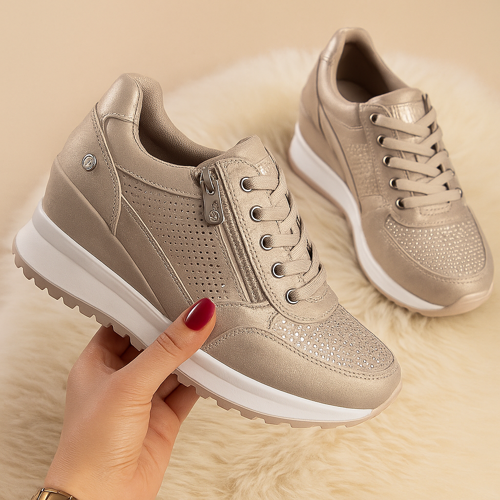 Casual damesschoenen met brede pasvorm en zachte ondersteuning, perfect voor dagelijks gebruik, werk en ontspannen uitstapjes.