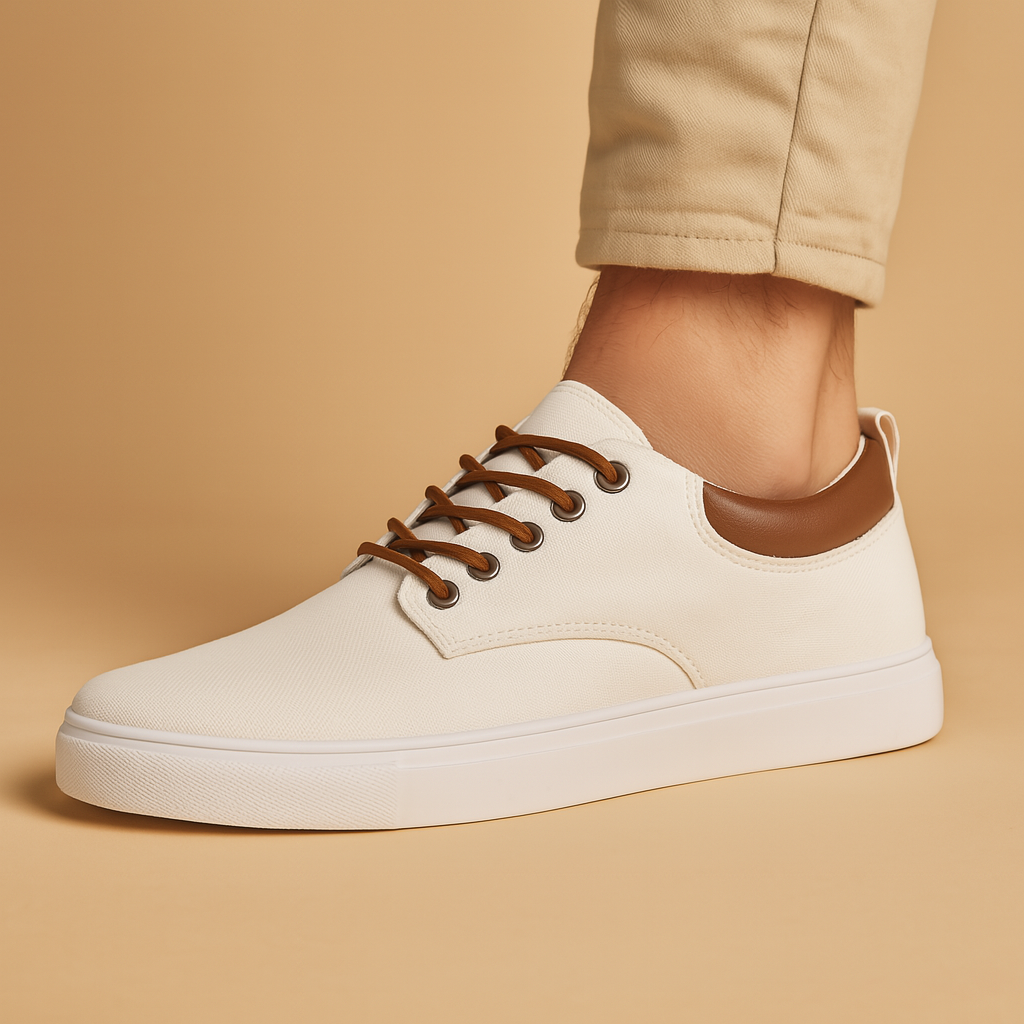 Instapschoenen voor heren met ondersteunende zool en comfortabele pasvorm, in bruine kleur – ideaal voor dagelijks gebruik en casual outfits.