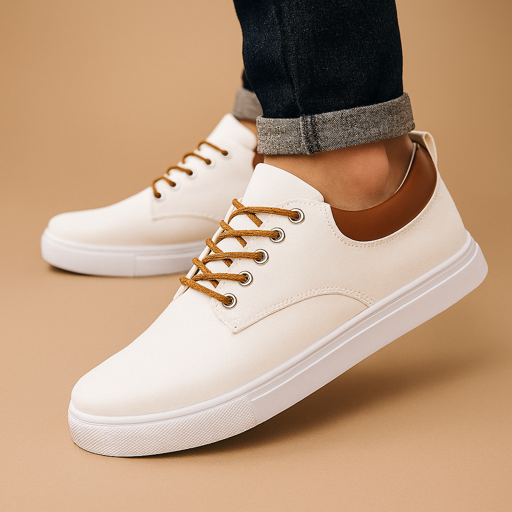 Instapschoenen voor heren met ondersteunende zool en comfortabele pasvorm, in bruine kleur – ideaal voor dagelijks gebruik en casual outfits.