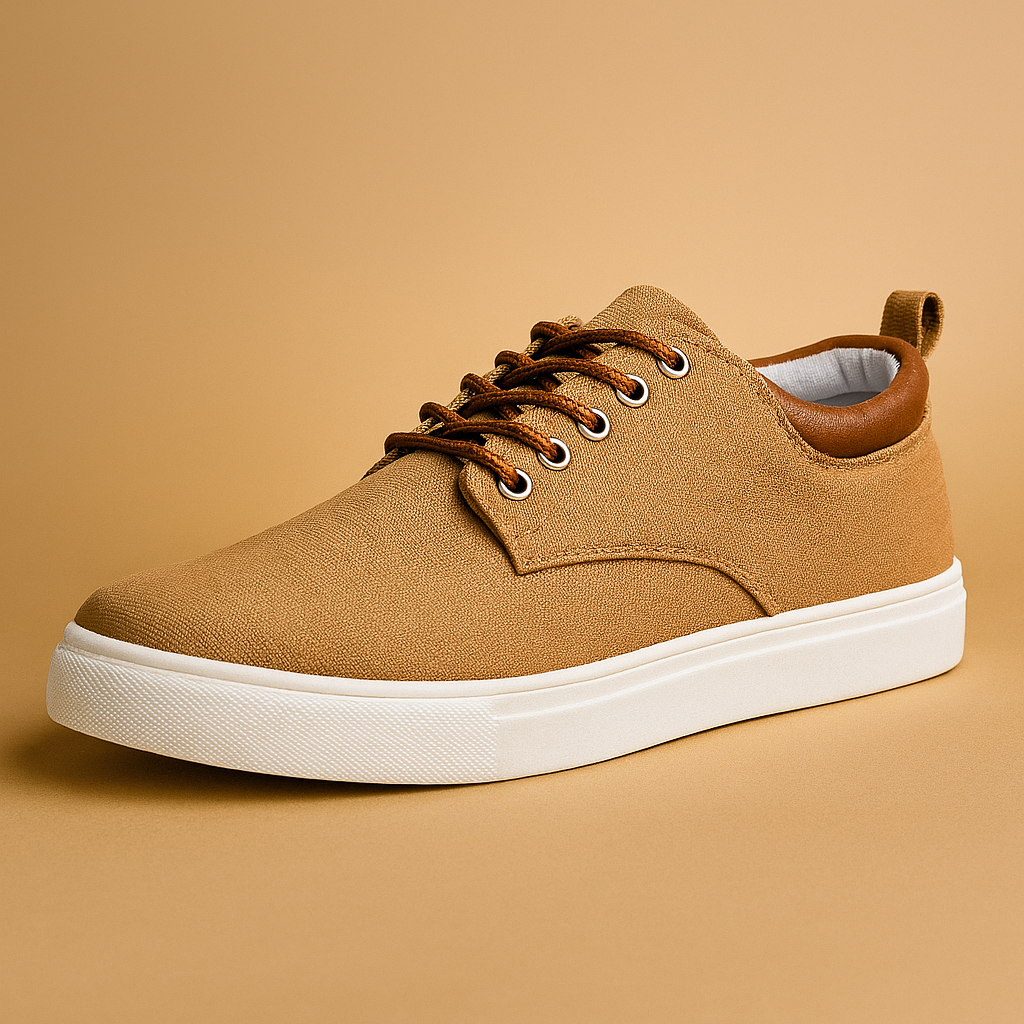 Instapschoenen voor heren met ondersteunende zool en comfortabele pasvorm, in bruine kleur – ideaal voor dagelijks gebruik en casual outfits.