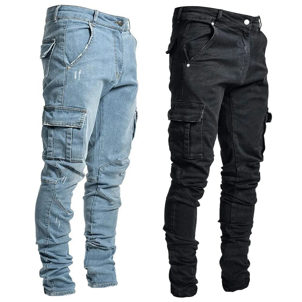 Heren Stretch Denim Broek – Stijl & Comfort