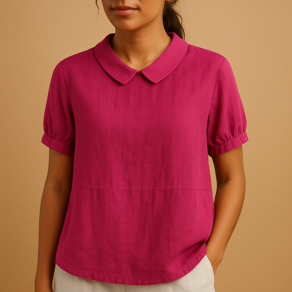 Dames blouse met getailleerde pasvorm en klassiek ontwerp, ideaal voor kantooroutfits en nette gelegenheden.