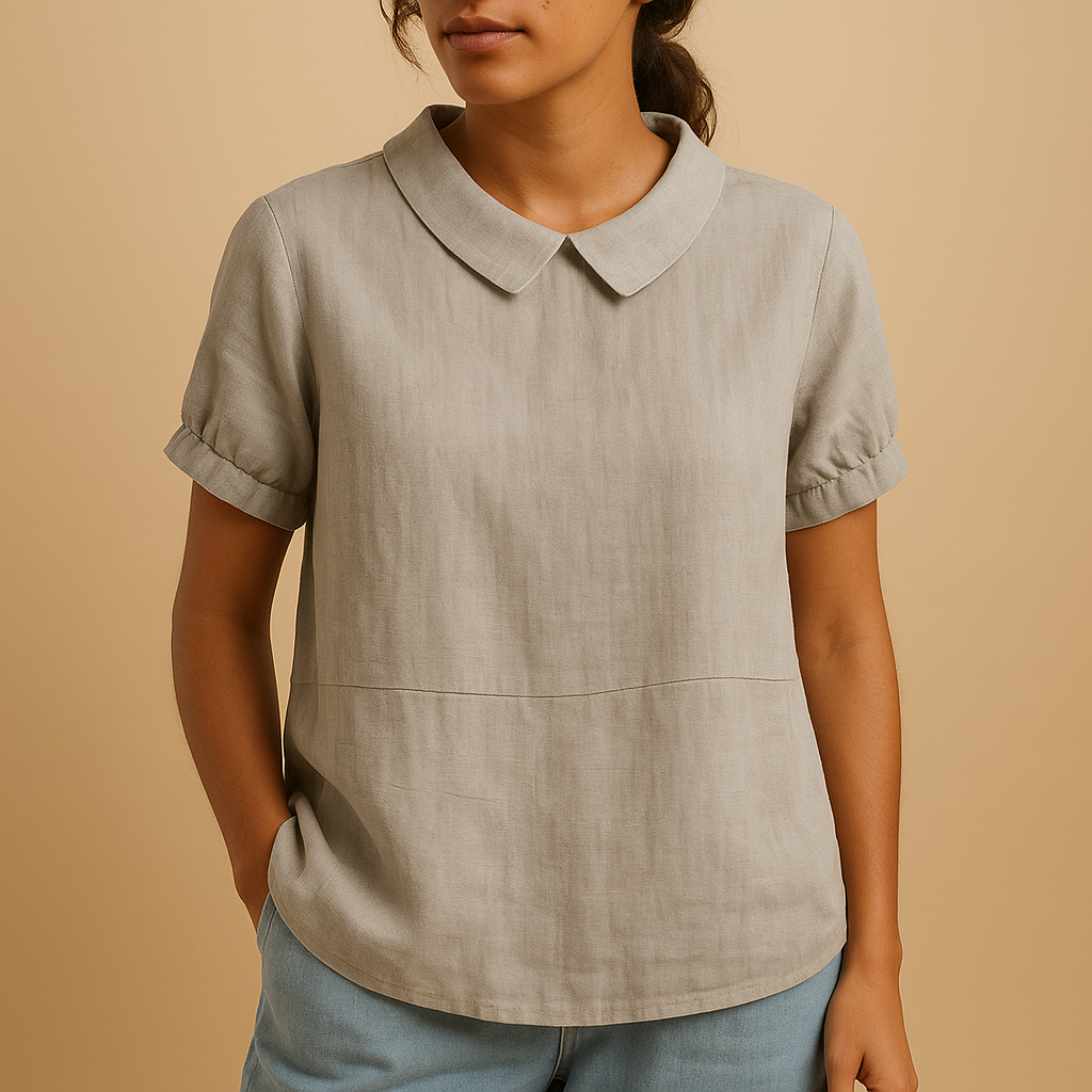 Dames blouse met getailleerde pasvorm en klassiek ontwerp, ideaal voor kantooroutfits en nette gelegenheden.
