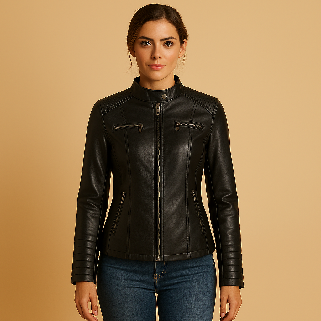 Elegante damesjas met licht getailleerde pasvorm, ideaal voor casual en formele outfits tijdens koude dagen.