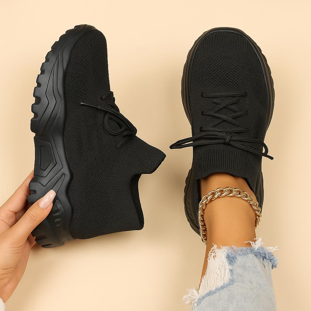 Stijlvolle instapschoenen voor dames met extra ondersteuning en slipvaste zool, ideaal voor dagelijks gebruik, werk en wandelcomfort.