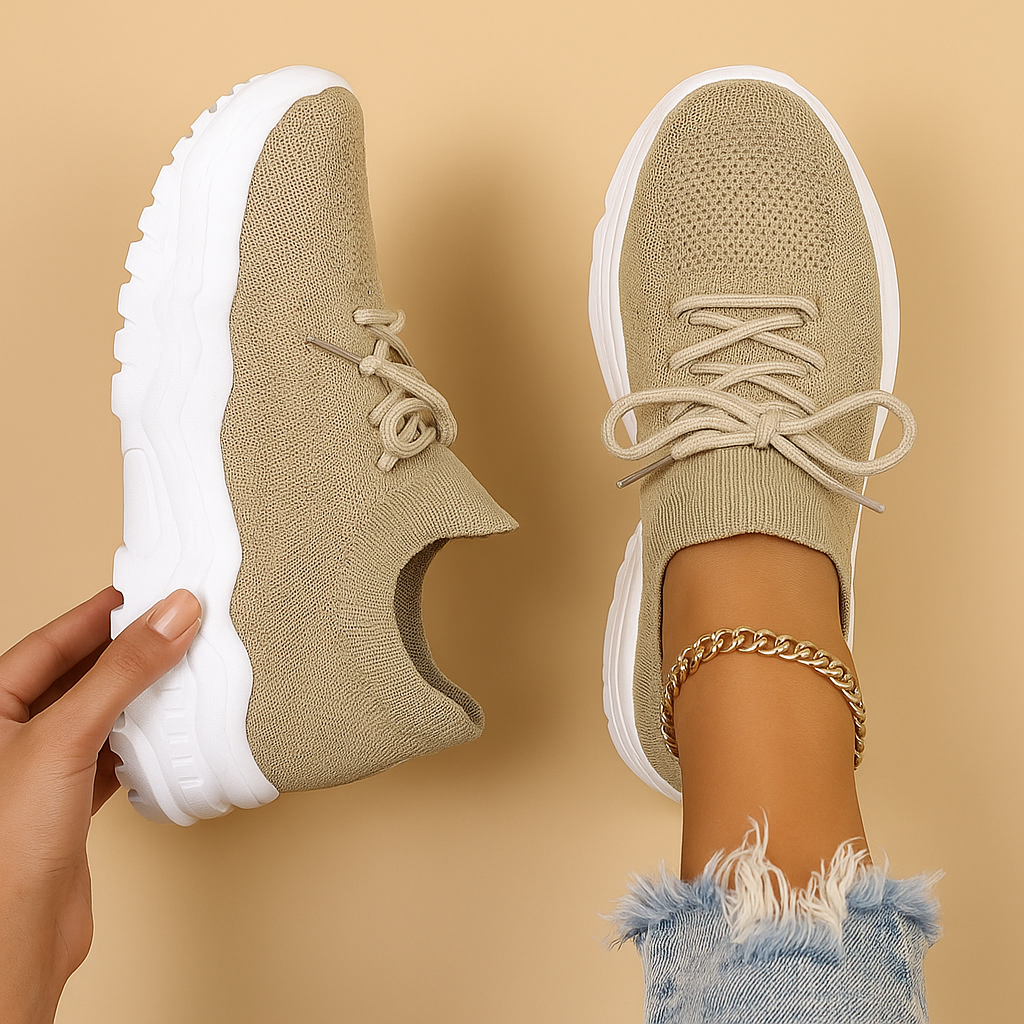 Stijlvolle instapschoenen voor dames met extra ondersteuning en slipvaste zool, ideaal voor dagelijks gebruik, werk en wandelcomfort.