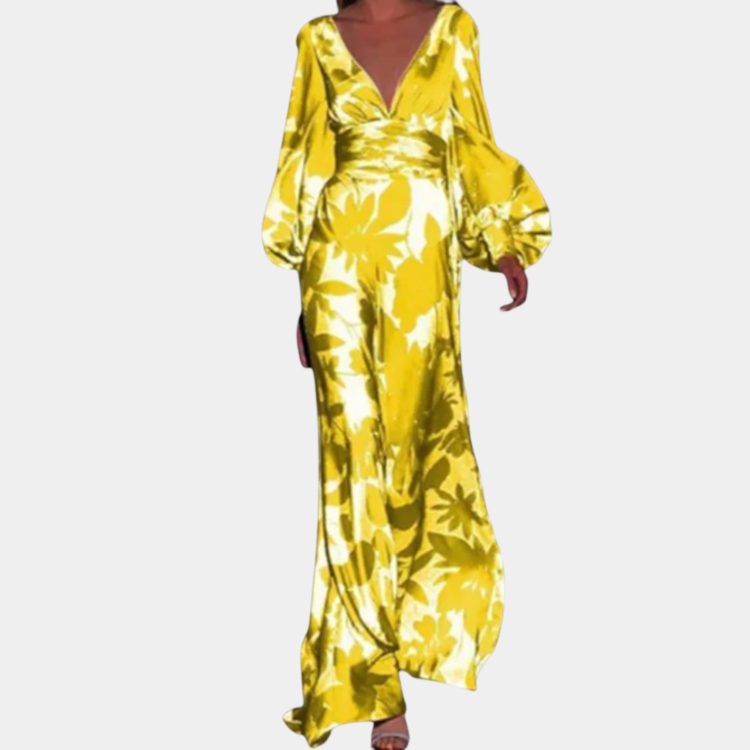 Elegante damesjurk op kniehoogte met flatterende pasvorm, geschikt voor feestjes, bruiloften of casual dagen.