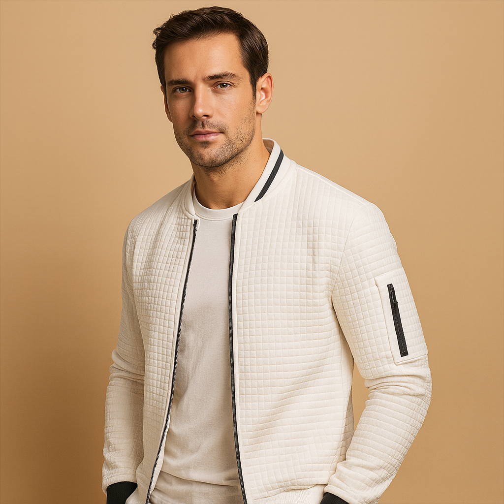 Gebreide heren trui met halve rits, kabelpatroon en regular fit. Comfortabel en stijlvol, ideaal voor herfst- en winterdagen.