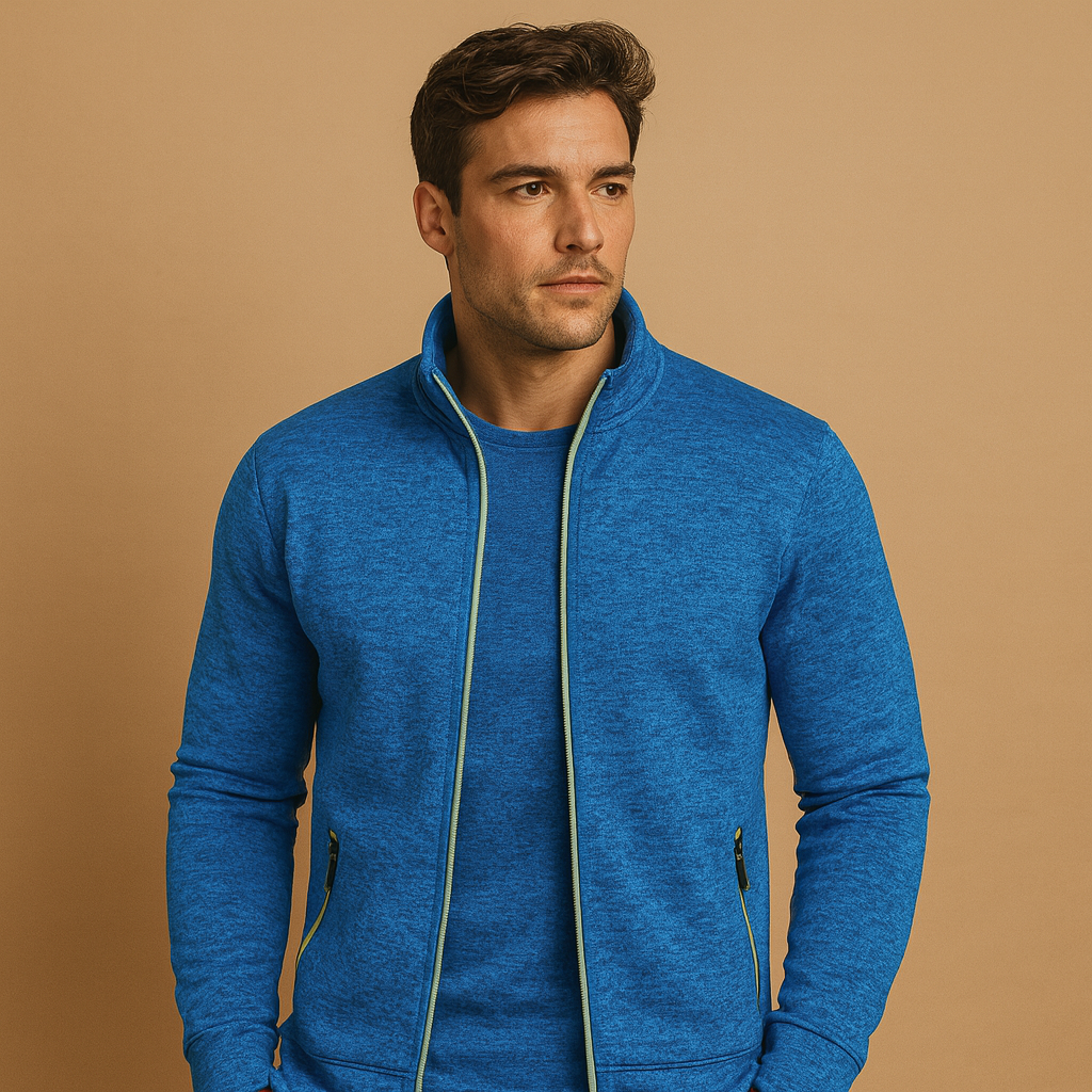 Handgemaakt heren vest met rits, zachte kreukvrije stof en verborgen zakken. Tijdloos en stijlvol kledingstuk voor dagelijks gebruik en formele gelegenheden.