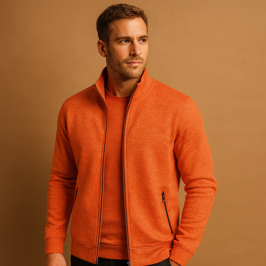 Handgemaakt heren vest met rits, zachte kreukvrije stof en verborgen zakken. Tijdloos en stijlvol kledingstuk voor dagelijks gebruik en formele gelegenheden.