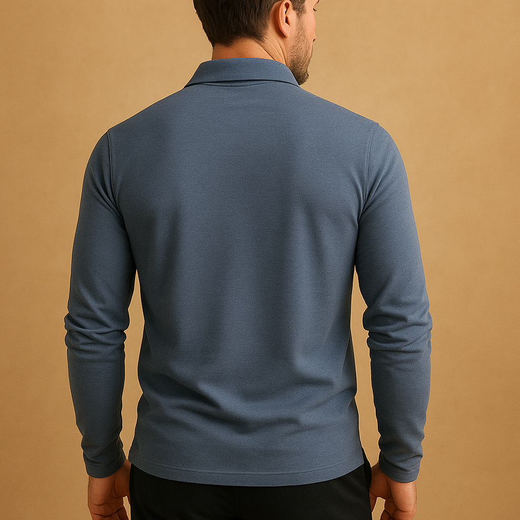 Heren poloshirt van katoen met klassieke pasvorm, ideaal voor warme dagen, casual en semi-formele outfits.