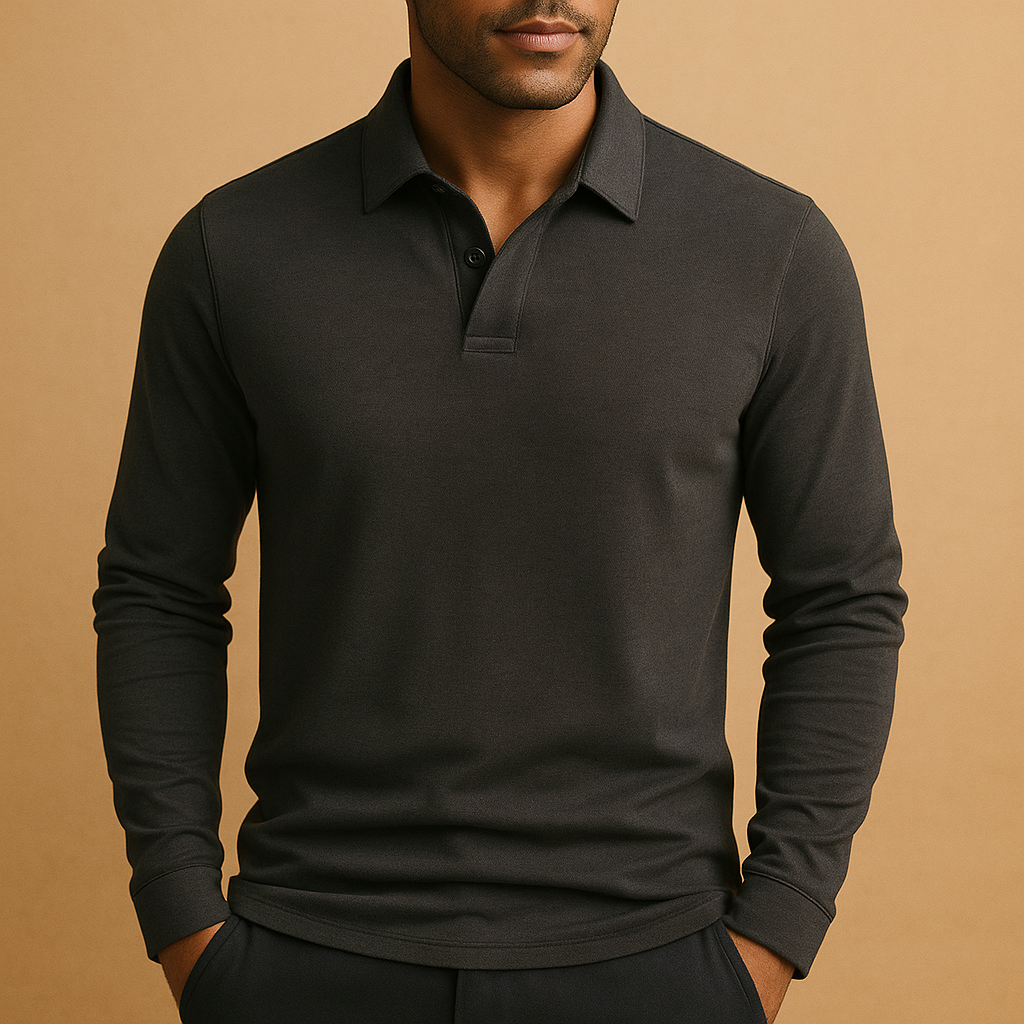 Heren poloshirt van katoen met klassieke pasvorm, ideaal voor warme dagen, casual en semi-formele outfits.