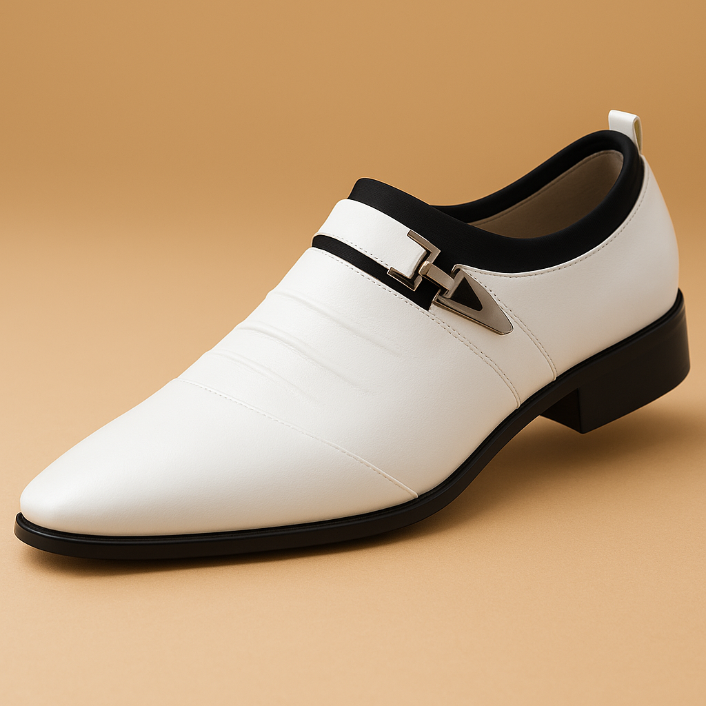 Klassieke business casual herenschoenen voor heren met puntige neus en comfortabele binnenzool, perfect voor kantoor en formele gelegenheden.