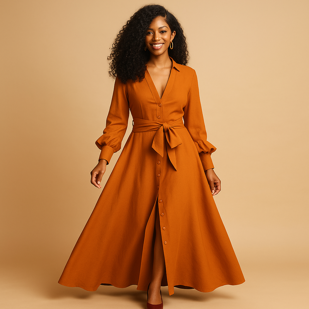 Lange zomerjurk voor dames van ademend materiaal met flatterende pasvorm, ideaal voor feestjes, vakanties en zomerse dagen