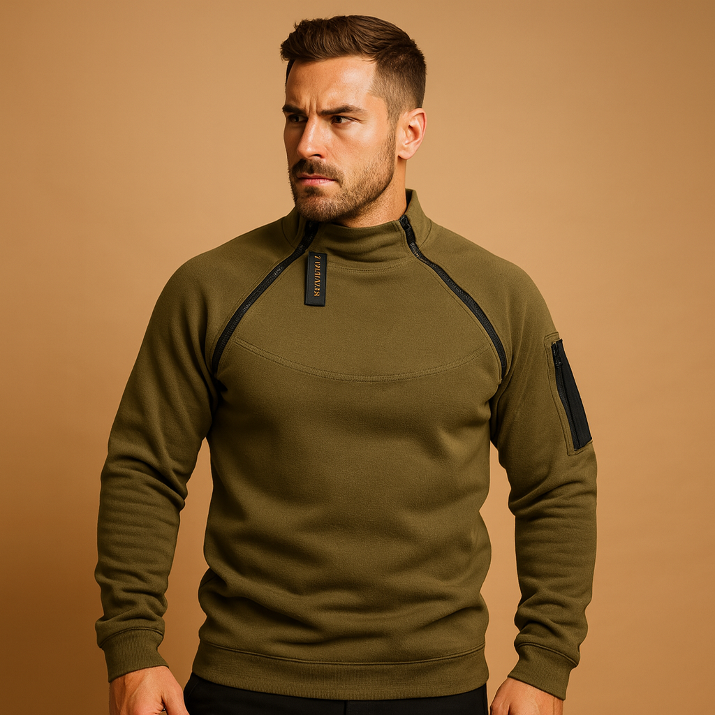 Lichte heren trui met ronde hals, zachte en flexibele stof, regular fit en minimalistisch design. Perfect voor dagelijks gebruik in alle seizoenen.