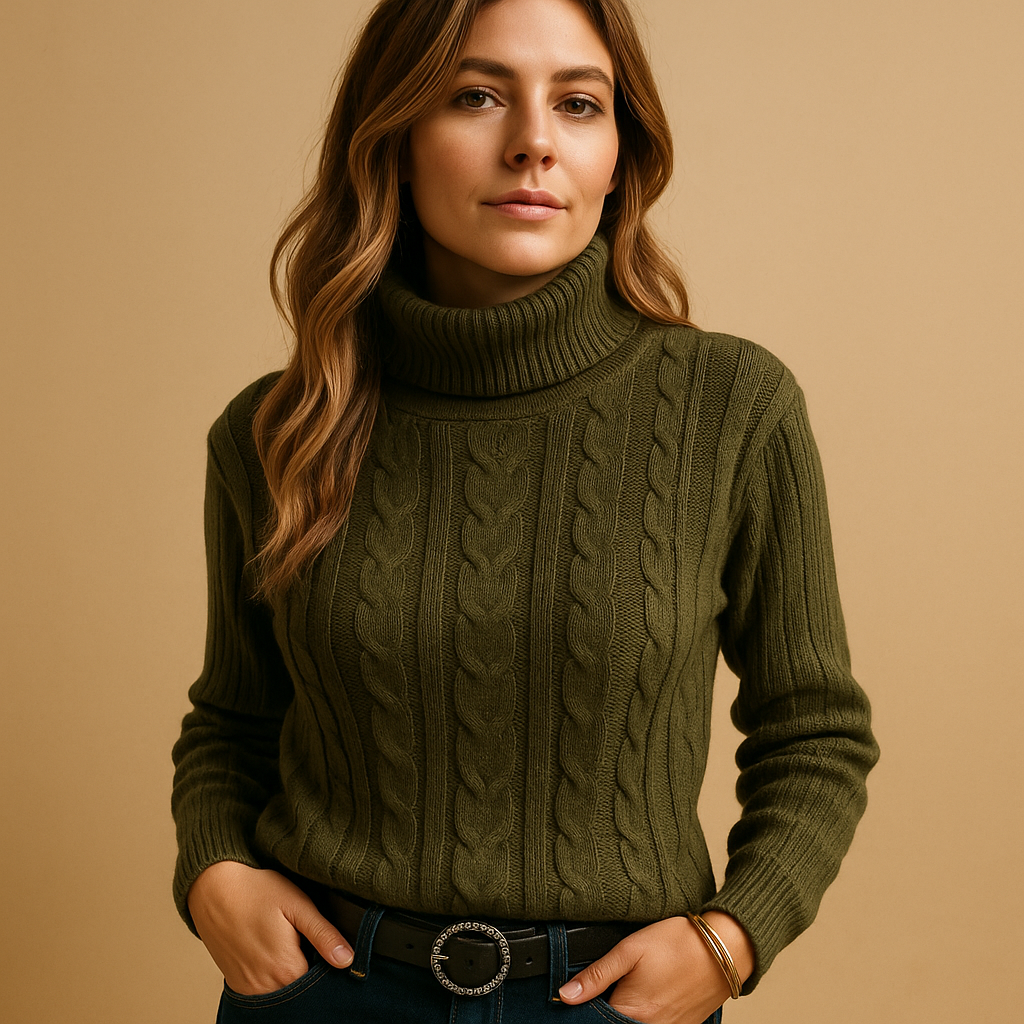 Lichtgewicht coltrui voor dames met minimalistisch ontwerp en elegante pasvorm, perfect voor dagelijks gebruik in elk seizoen.