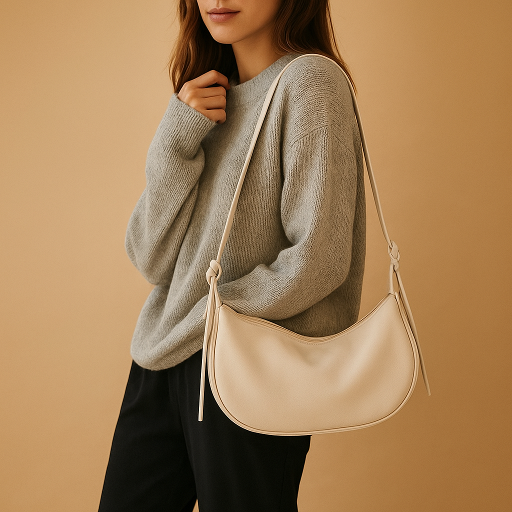 Dames crossbodytas van lichtgewicht PU-leer met tijdloos design en ruim interieur, geschikt voor dagelijks gebruik of avondjes uit.
