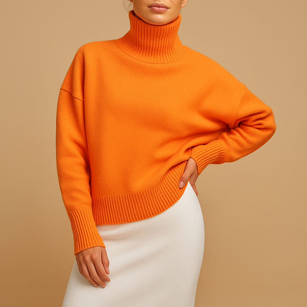 Oversized coltrui voor dames met los silhouet en zachte stof, perfect voor laagjes in herfst, lente of winter.