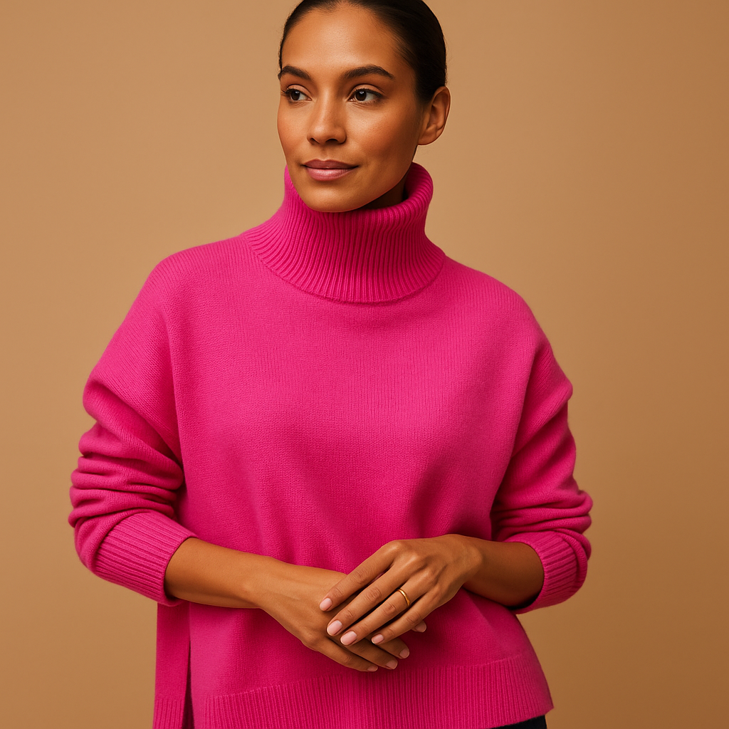 Oversized coltrui voor dames met los silhouet en zachte stof, perfect voor laagjes in herfst, lente of winter.