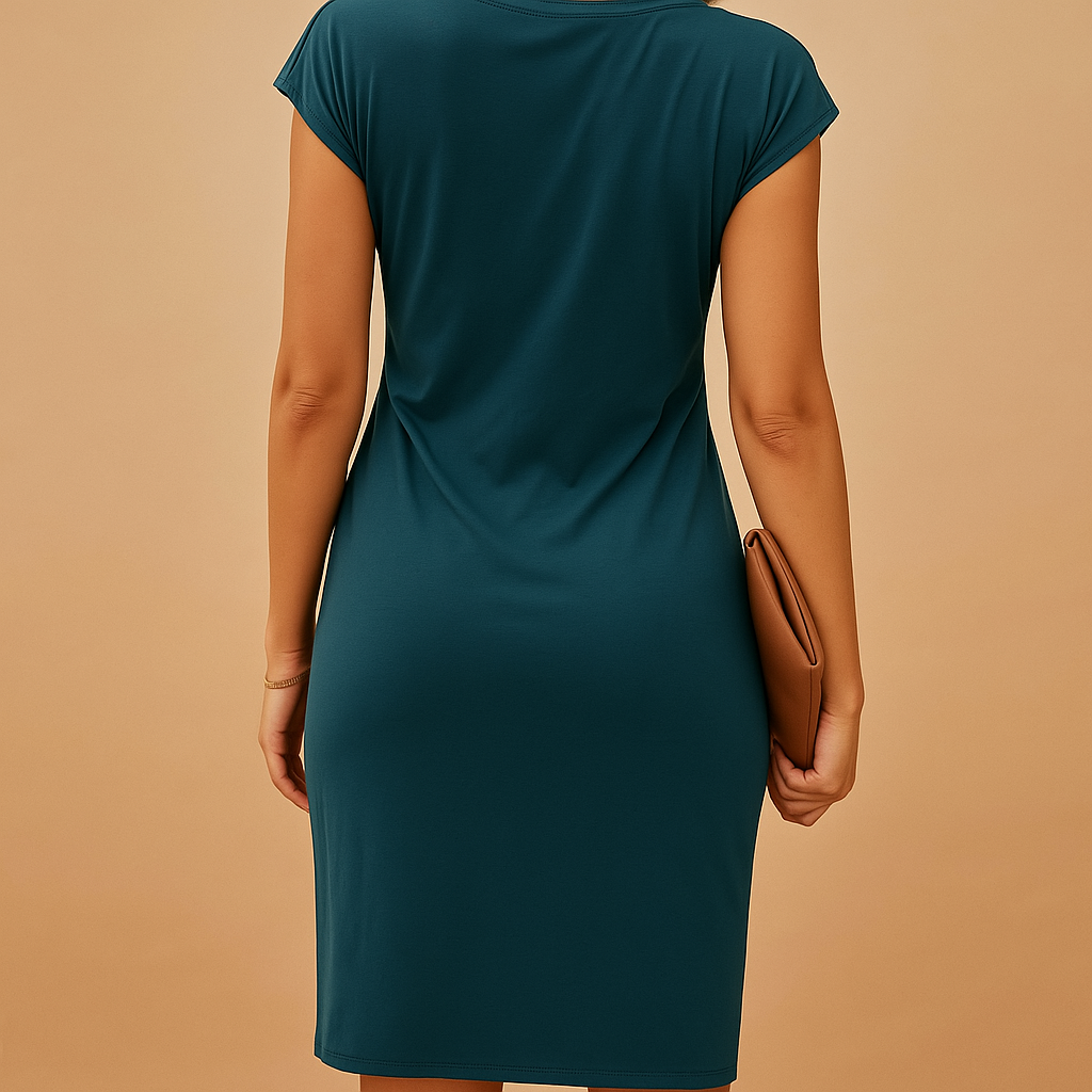 Elegante shapende damesjurk met flatterende stretch pasvorm en vrouwelijk silhouet, ideaal voor dagelijks gebruik of feestelijke gelegenheden