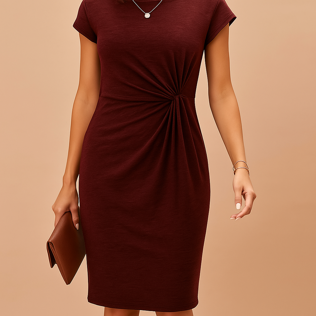 Elegante shapende damesjurk met flatterende stretch pasvorm en vrouwelijk silhouet, ideaal voor dagelijks gebruik of feestelijke gelegenheden