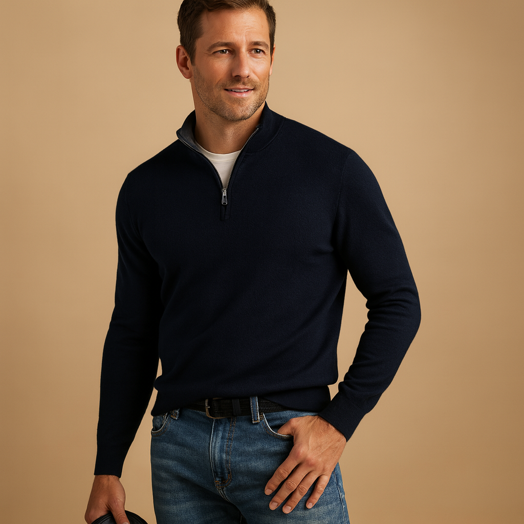 Heren vest met rits in een tijdloos ontwerp, ideaal voor herfst en winter, geschikt voor dagelijks gebruik en casual gelegenheden