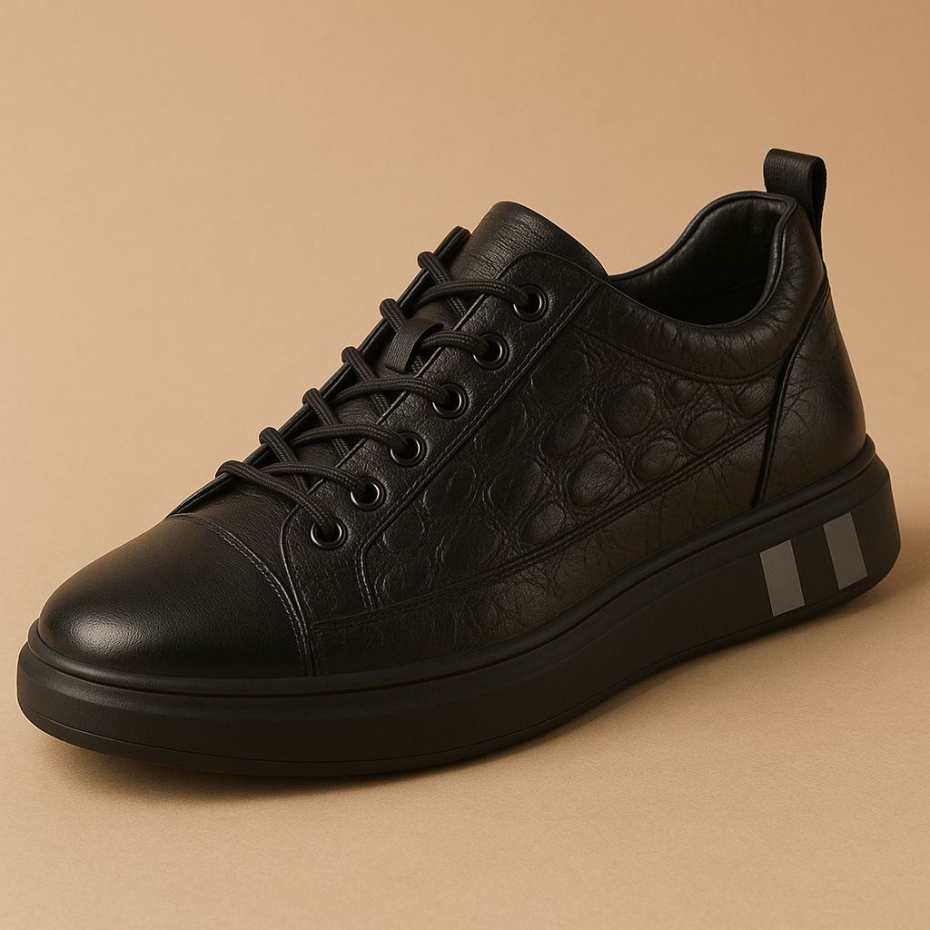 Herensneakers met moderne afwerking, comfortabele pasvorm en subtiele details, perfect voor casual en formele outfits.
