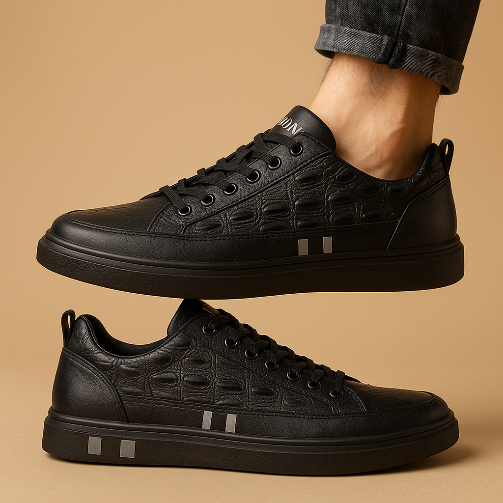 Herensneakers met moderne afwerking, comfortabele pasvorm en subtiele details, perfect voor casual en formele outfits.