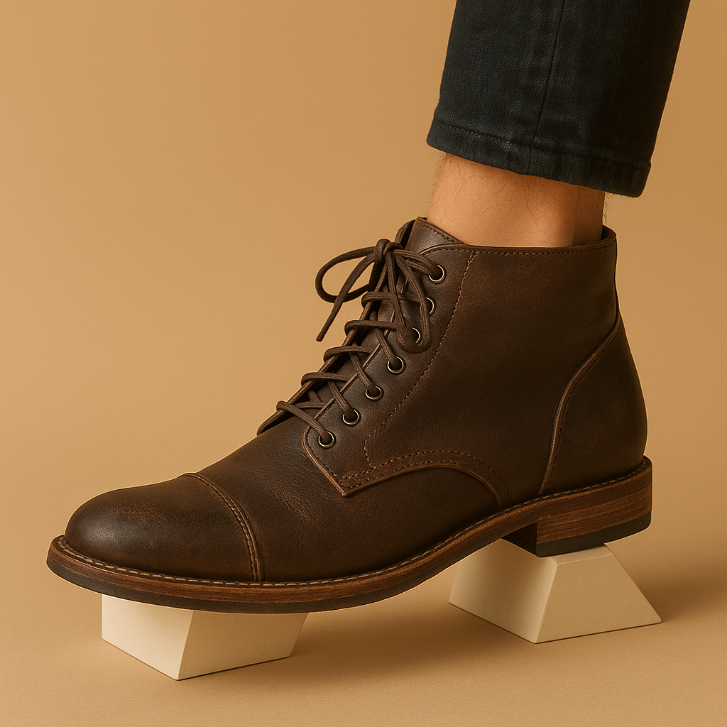 Stijlvolle warme herenlaarzen met hoog model, ideaal voor dagelijks gebruik of formele gelegenheden. Duurzaam en elegant design.