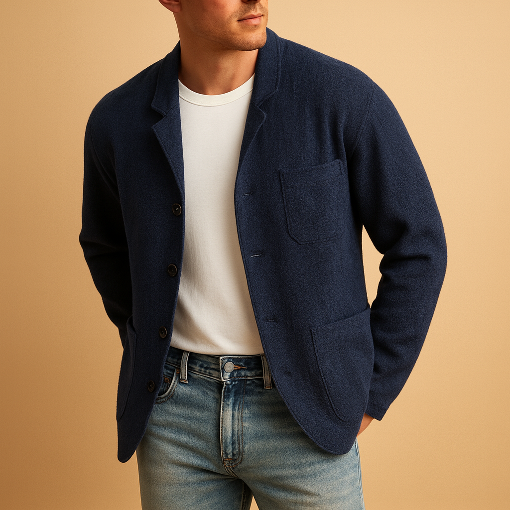 Warme heren jas met thermische voering en meerdere functionele zakken. Comfortabel en stijlvol voor herfst, winter, casual en formele gelegenheden.