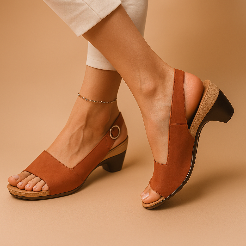 Zomerse sandalen voor dames met verstelbare bandjes, zachte demping en gripvaste zool – ideaal voor dagelijks gebruik in warm weer.
