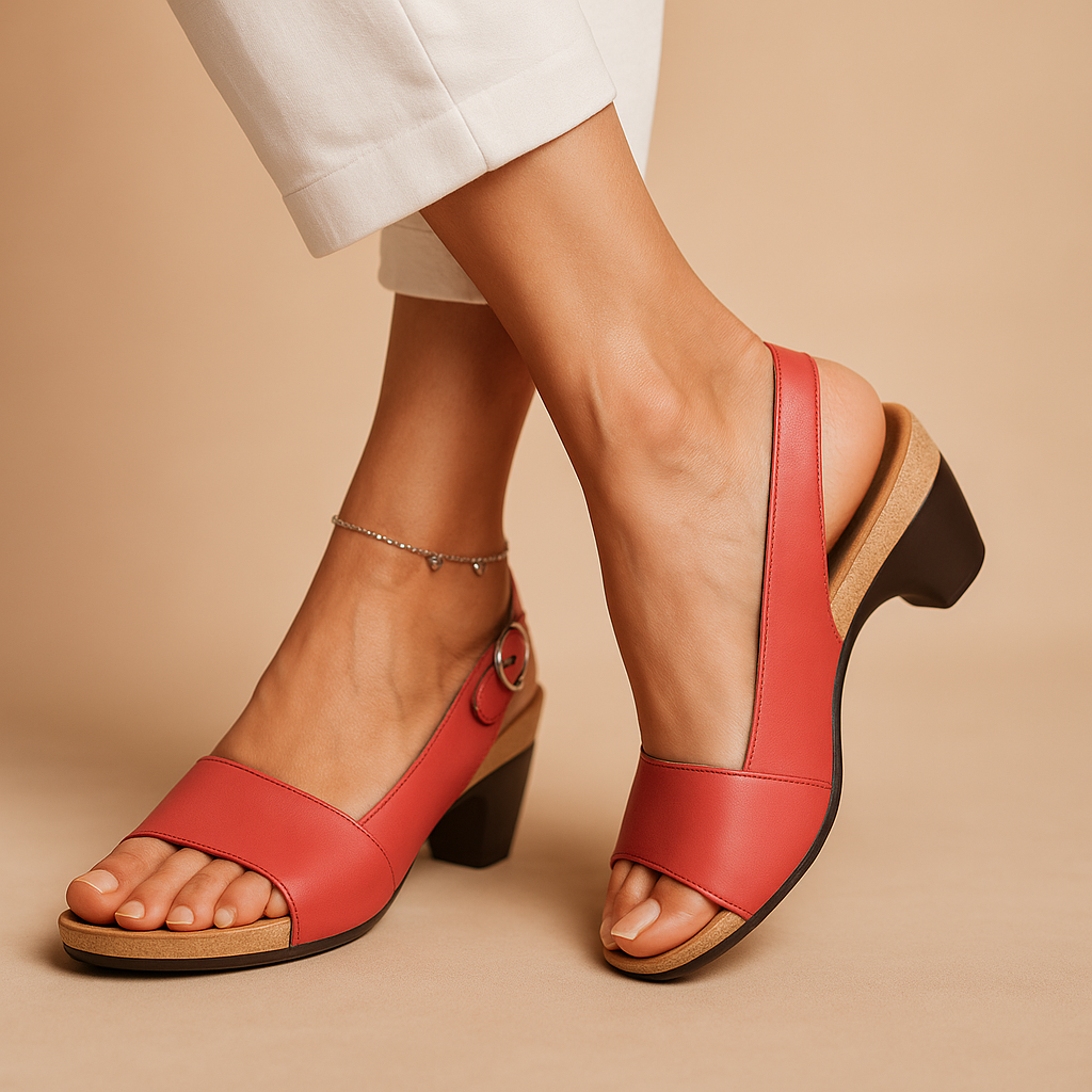 Zomerse sandalen voor dames met verstelbare bandjes, zachte demping en gripvaste zool – ideaal voor dagelijks gebruik in warm weer.