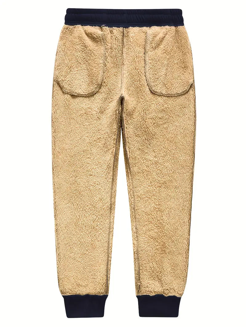 Heren Gebreide Joggingbroek – Warm & Comfortabel