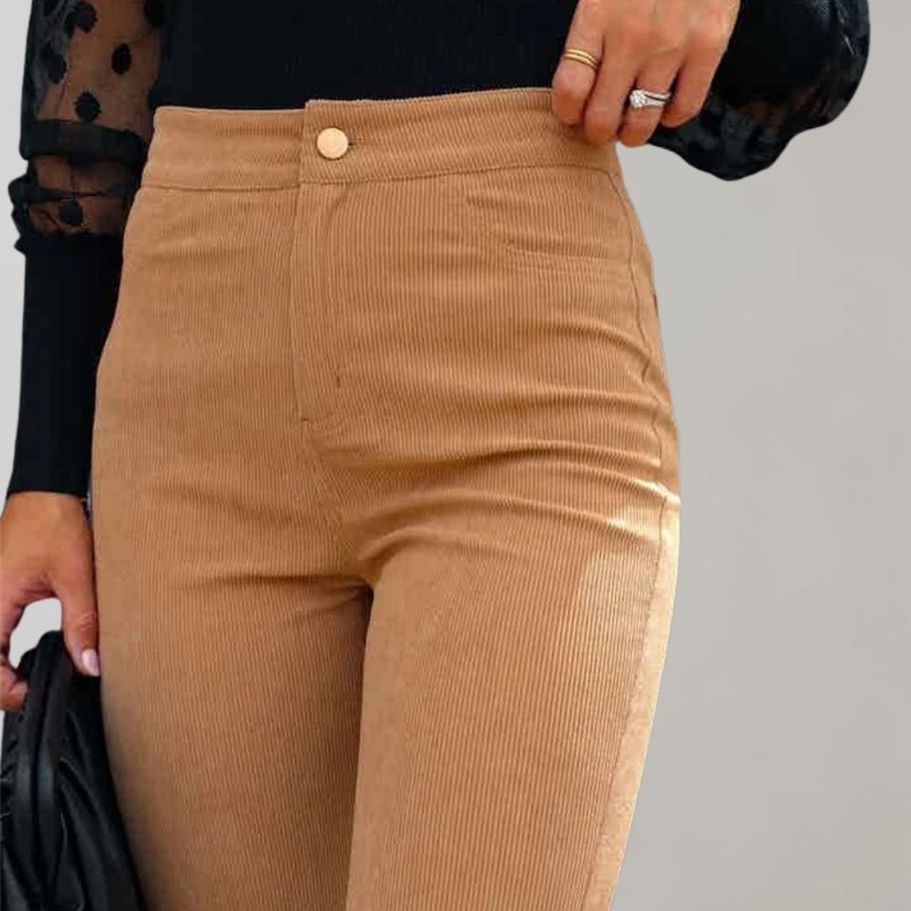Isabelle | Flared corduroy broek voor dames