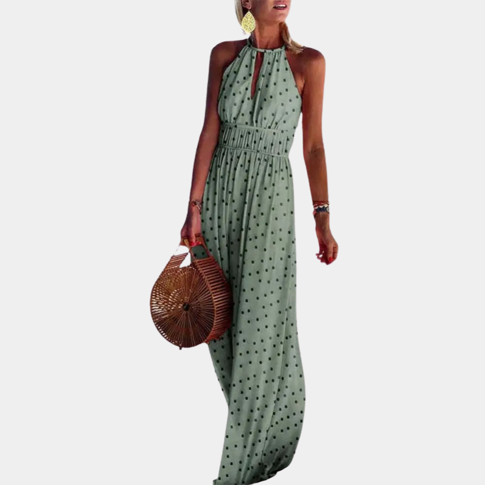 Lina | Elegante mouwloze maxi-jurk voor dames
