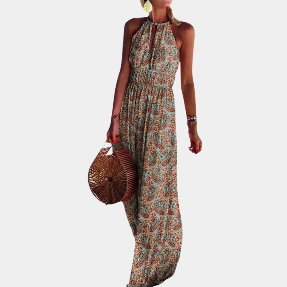 Lina | Elegante mouwloze maxi-jurk voor dames
