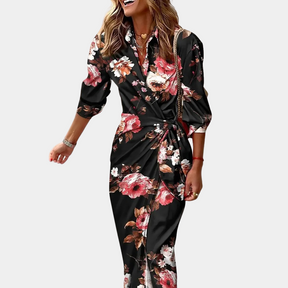 Lotte | Elegante kanten jurk met flatterende pasvorm voor dames