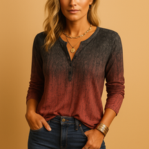 Dames zomerblouse met elegante pasvorm en luchtige stof, ideaal voor warme zomerdagen en casual gelegenheden