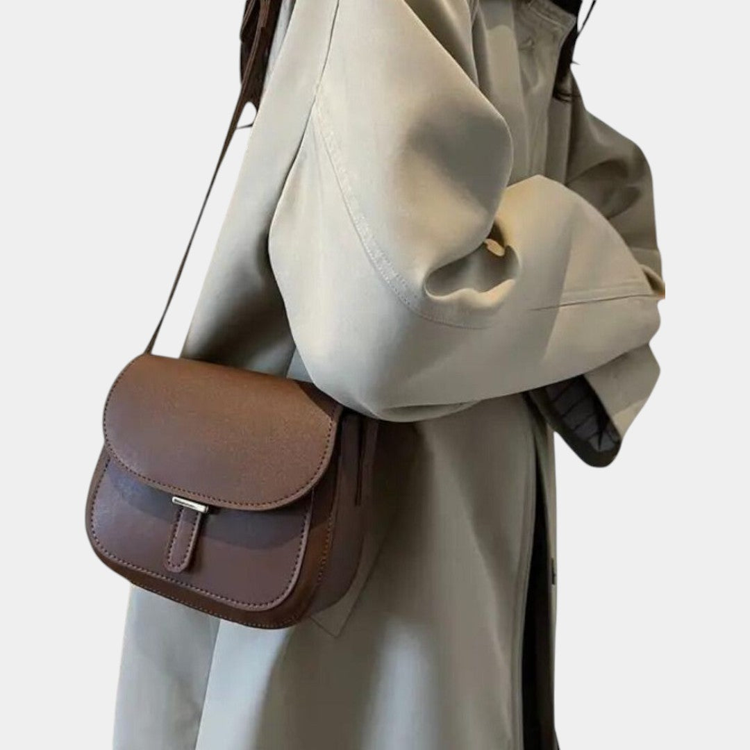 Mini crossbodytas voor dames in tijdloos design, verkrijgbaar in koffie, zwart en khaki – ideaal voor werk, vrije tijd of speciale gelegenheden.