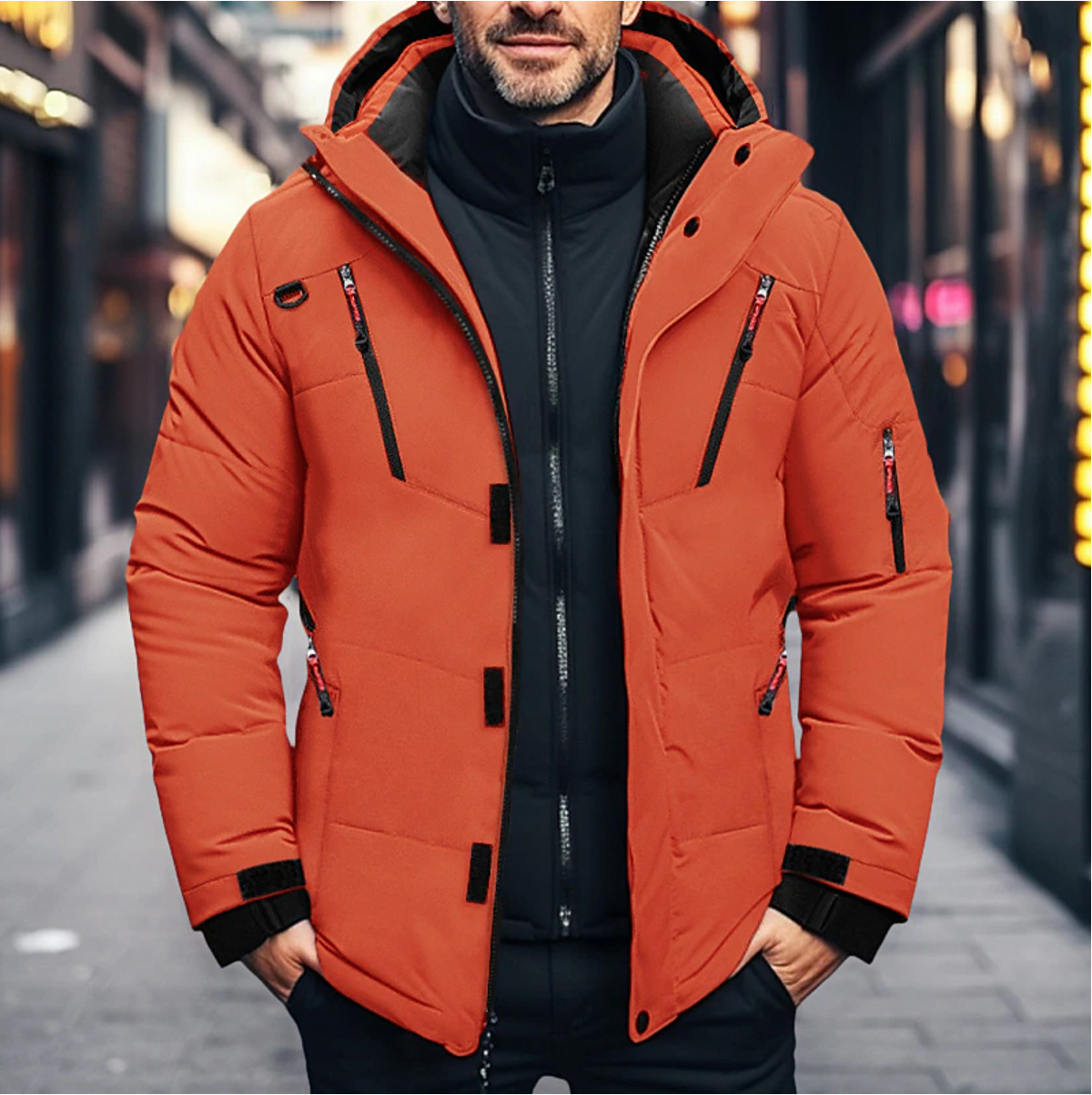 Waterdichte Heren Winterjas – Warm & Stijlvol